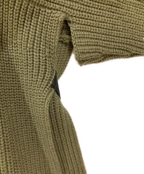 DIESEL（ディーゼル）DIESEL (ディーゼル) ジップニット カーキ サイズ:ＸSの古着・服飾アイテム