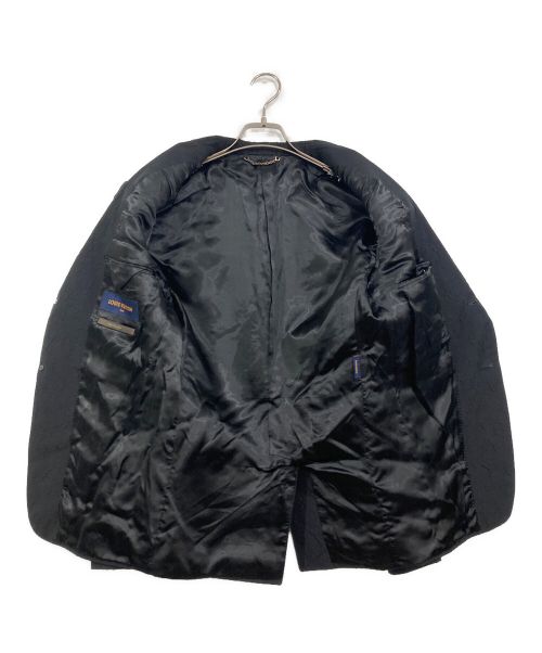 LOUIS VUITTON（ルイ ヴィトン）LOUIS VUITTON (ルイ ヴィトン) モノグラムエンボス 2Bシングルテーラードジャケット ブラック サイズ:48の古着・服飾アイテム