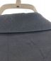 中古・古着 LOUIS VUITTON (ルイ ヴィトン) モノグラムエンボス 2Bシングルテーラードジャケット ブラック サイズ:48：90000円