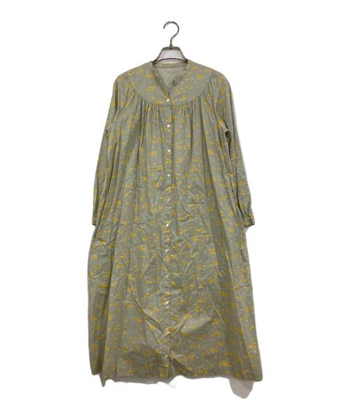 Sally Scott（サリースコット）sally scott (サリースコット) シャツワンピース グリーン サイズ:7の古着・服飾アイテム