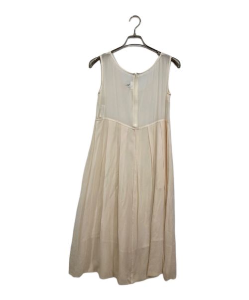 COMME des GARCONS COMME des GARCONS（コムデギャルソン コムデギャルソン）COMME des GARCONS COMME des GARCONS (コムデギャルソン コムデギャルソン) シルクノースリーブワンピース ベージュ サイズ:XSの古着・服飾アイテム