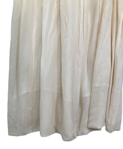 COMME des GARCONS COMME des GARCONS（コムデギャルソン コムデギャルソン）COMME des GARCONS COMME des GARCONS (コムデギャルソン コムデギャルソン) シルクノースリーブワンピース ベージュ サイズ:XSの古着・服飾アイテム