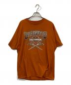 HARLEY-DAVIDSONハーレーダビッドソン）の古着「プリントTシャツ」｜オレンジ