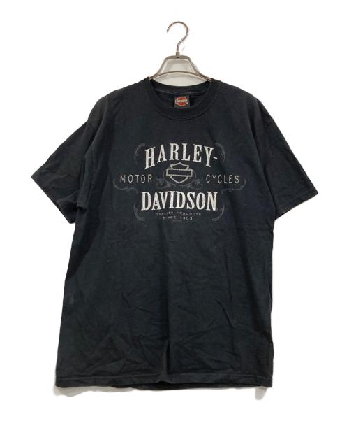 HARLEY-DAVIDSON（ハーレーダビッドソン）HARLEY-DAVIDSON (ハーレーダビッドソン) プリントTシャツ ブラック サイズ:Lの古着・服飾アイテム