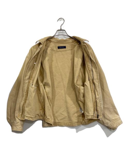 NAUTICA（ノーティカ）NAUTICA (ノーティカ) Crushed Duck Blouson ベージュ サイズ:Lの古着・服飾アイテム