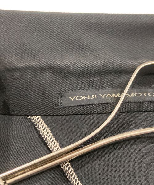 Y'S YOHJI YAMAMOTO（ワイズ ヨウジヤマモト）Y's YOHJI YAMAMOTO (ワイズ ヨウジヤマモト) ロングテーラードジャケット ブラック サイズ:3の古着・服飾アイテム
