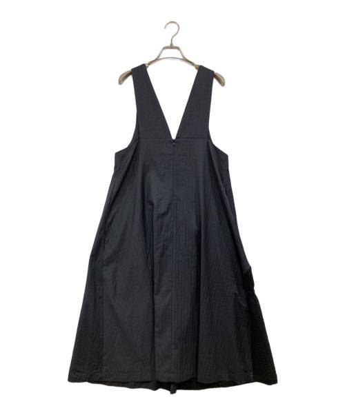 SUM1 STYLE（スミスタイル）SUM1 STYLE (スミスタイル) ニット切替ジャンスカ グレー サイズ:FREEの古着・服飾アイテム