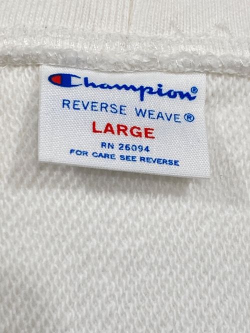 Champion（チャンピオン）Champion (チャンピオン) リバースウィーブフルジップパーカー ホワイト サイズ:Lの古着・服飾アイテム