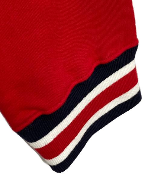 Champion（チャンピオン）Champion (チャンピオン) ヘンリーネックスウェット レッド サイズ:Lの古着・服飾アイテム