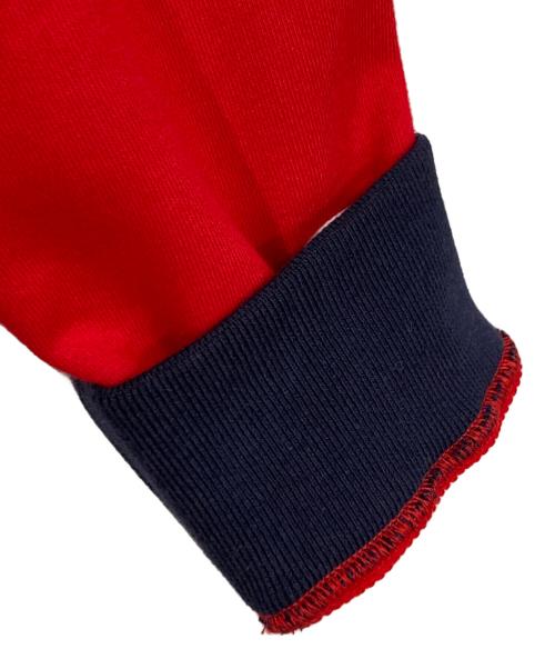 Champion（チャンピオン）Champion (チャンピオン) ヘンリーネックスウェット レッド サイズ:Lの古着・服飾アイテム