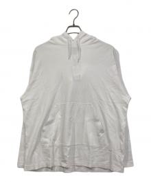 Gymphlex（ジムフレックス）の古着「インターロック プルオーバーパーカー」｜ホワイト