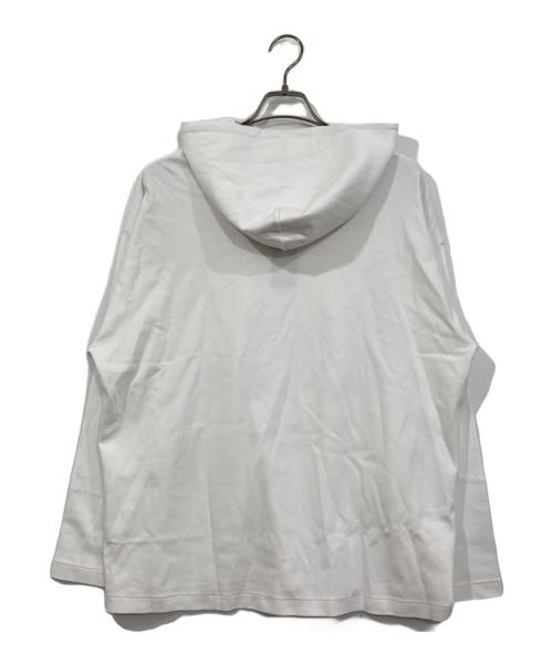 Gymphlex（ジムフレックス）Gymphlex (ジムフレックス) インターロック プルオーバーパーカー ホワイト サイズ:Lの古着・服飾アイテム