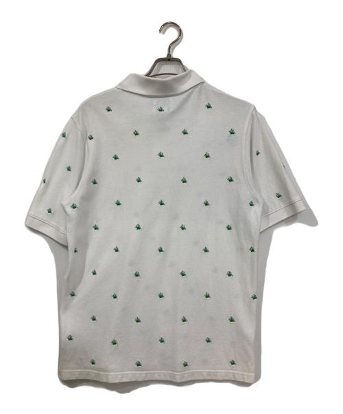 stussy（ステューシー）stussy (ステューシー) 王冠刺繍ポロシャツ ホワイト サイズ:Ⅿの古着・服飾アイテム