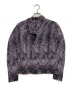 me ISSEY MIYAKEミーイッセイ ミヤケ）の古着「プリーツカーディガン」｜パープル