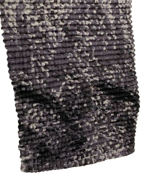 me ISSEY MIYAKE（ミーイッセイ ミヤケ）me ISSEY MIYAKE (ミーイッセイ ミヤケ) プリーツカーディガン パープル サイズ:実寸サイズ参照の古着・服飾アイテム