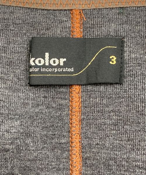 KOLOR（カラー）KOLOR (カラー) テーラードジャケット オレンジ サイズ:3の古着・服飾アイテム