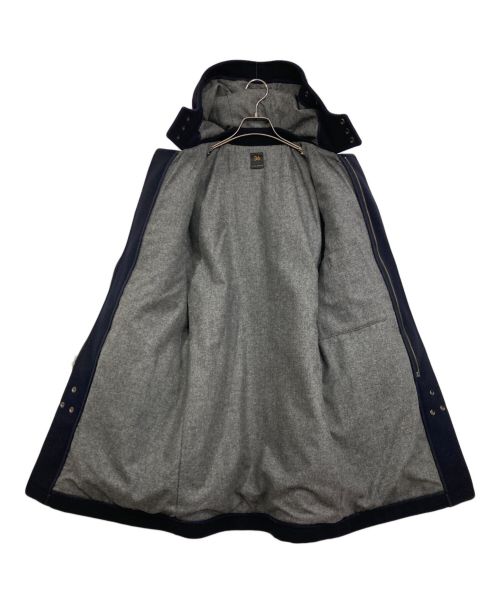 SCYEBASICS（サイベーシックス）SCYEBASICS (サイベーシックス) ウールカシミヤメルトンダッフルコート ブラック サイズ:36の古着・服飾アイテム