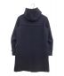 SCYEBASICS (サイベーシックス) ウールカシミヤメルトンダッフルコート ブラック サイズ:36：8000円