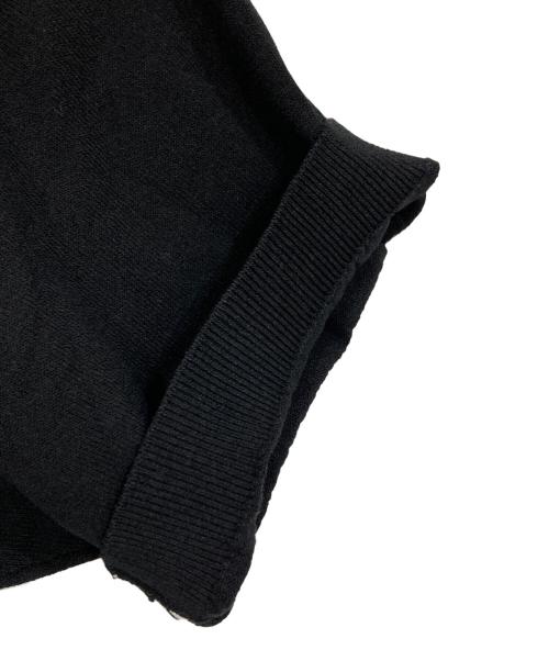 UNITED ARROWS（ユナイテッドアローズ）UNITED ARROWS (ユナイテッドアローズ) コットン ポリエステル ショートスリーブ ニット ポロシャツ ―COZY― ウォッシャブル ・抗菌防臭 ブラック サイズ:Mの古着・服飾アイテム