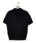 UNITED ARROWS (ユナイテッドアローズ) コットン ポリエステル ショートスリーブ ニット ポロシャツ ―COZY― ウォッシャブル ・抗菌防臭 ブラック サイズ:M：5000円