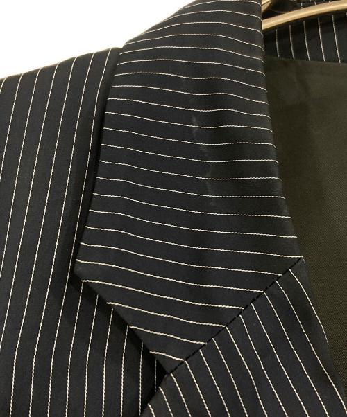 YUKI HASHIMOTO（ユウキハシモト）YUKI HASHIMOTO (ユウキハシモト) ストライプベスト ネイビー サイズ:48の古着・服飾アイテム