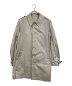 Y's for menワイズフォーメン）の古着「襟レザーステンカラーコート」｜ベージュ