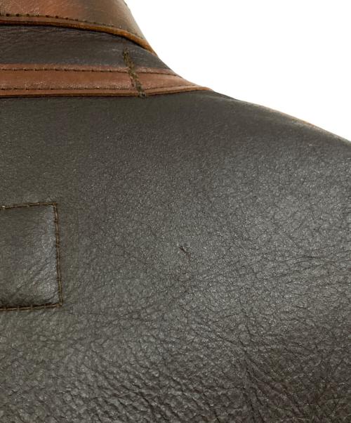 Aero LEATHER（エアロレザー）Aero LEATHER (エアロレザー) Ｂ-3フライトジャケット 大戦モデル ブラウン サイズ:38の古着・服飾アイテム