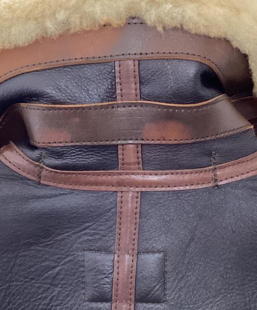 Aero LEATHER（エアロレザー）Aero LEATHER (エアロレザー) Ｂ-3フライトジャケット 大戦モデル ブラウン サイズ:38の古着・服飾アイテム