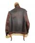 Aero LEATHER (エアロレザー) Ｂ-3フライトジャケット 大戦モデル ブラウン サイズ:38：57000円