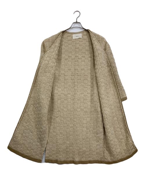 TODAYFUL（トゥデイフル）TODAYFUL (トゥデイフル) ニットジャガードガウン ベージュ サイズ:36の古着・服飾アイテム