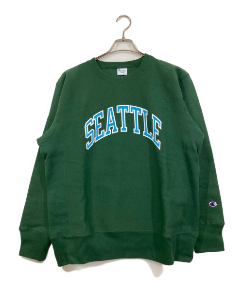 Champion（チャンピオン）Champion (チャンピオン) カレッジロゴスウェット グリーン サイズ:XLの古着・服飾アイテム