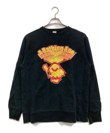 A BATHING APE（ア ベイシング エイプ）の古着「プリントスウェット」｜ブラック