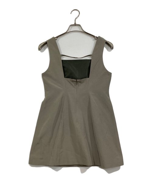 SLOBE IENA（スローブ イエナ）SLOBE IENA (スローブ イエナ) グログランスクエアチュニック グリーン サイズ:FREEの古着・服飾アイテム