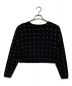 Diagram GRACE CONTINENTAL（ダイアグラム グレースコンチネンタル）の古着「ドットニットトップ」｜ブラック