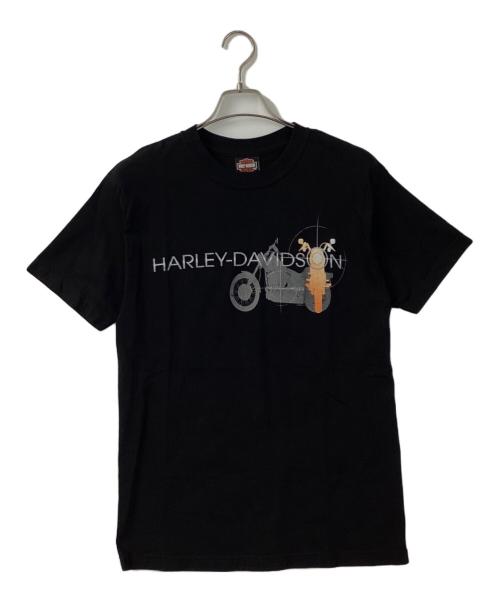 HARLEY-DAVIDSON（ハーレーダビッドソン）HARLEY-DAVIDSON (ハーレーダビッドソン) バイクTシャツ ブラック サイズ:Mの古着・服飾アイテム