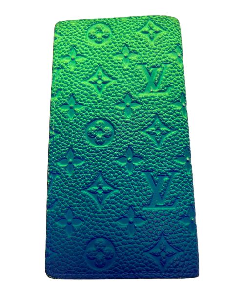 LOUIS VUITTON（ルイ ヴィトン）LOUIS VUITTON (ルイ ヴィトン) 長財布 BLEU VERT(ブルーヴェール)の古着・服飾アイテム