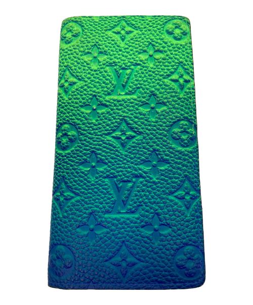 LOUIS VUITTON（ルイ ヴィトン）LOUIS VUITTON (ルイ ヴィトン) 長財布 BLEU VERT(ブルーヴェール)の古着・服飾アイテム
