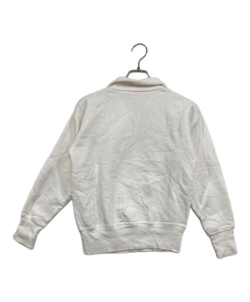 Champion（チャンピオン）Champion (チャンピオン) 50~60's襟付きハーフジップスウェット ホワイト サイズ:Sの古着・服飾アイテム