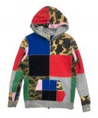 A BATHING APEア ベイシング エイプ）の古着「ジップアップパーカー」｜マルチカラー