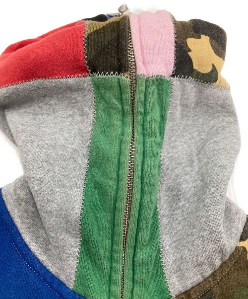 A BATHING APE（ア ベイシング エイプ）A BATHING APE (アベイシングエイプ) ジップアップパーカー マルチカラー サイズ:Sの古着・服飾アイテム