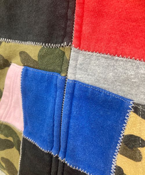 A BATHING APE（ア ベイシング エイプ）A BATHING APE (アベイシングエイプ) ジップアップパーカー マルチカラー サイズ:Sの古着・服飾アイテム