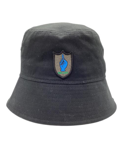 New Era（ニューエラ）New Era (ニューエラ) sacai (サカイ) Gonz ONE LOVE Hat/バケットハット ブラックの古着・服飾アイテム