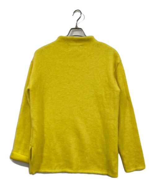 UNITED TOKYO（ユナイテッドトーキョー）UNITED TOKYO (ユナイテッドトーキョー) スリットリバーモヘアニット イエロー サイズ:FREEの古着・服飾アイテム