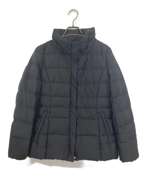 INDIVI（インディヴィ）INDIVI (インディヴィ) フーデットファーショートダウンコート ブラック サイズ:36の古着・服飾アイテム