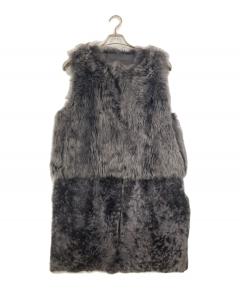 中古・古着通販】BLANCHA (ブランカ) ムートンベスト MOUTON VEST