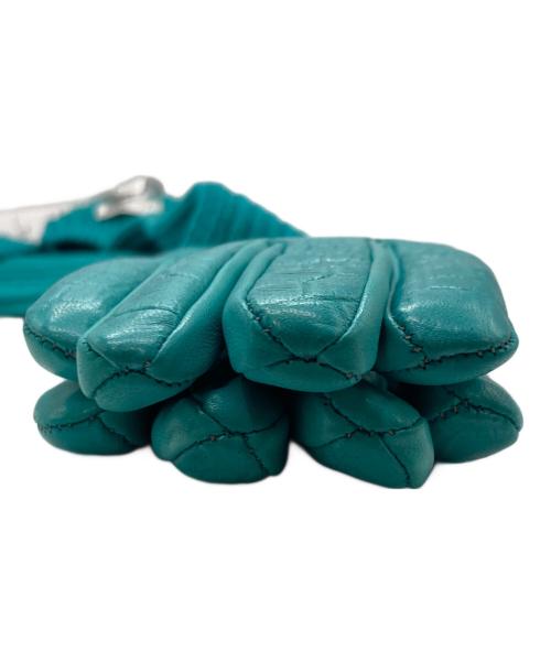 MaxMara（マックスマーラ）MaxMara (マックスマーラ) レザーニットグローブの古着・服飾アイテム