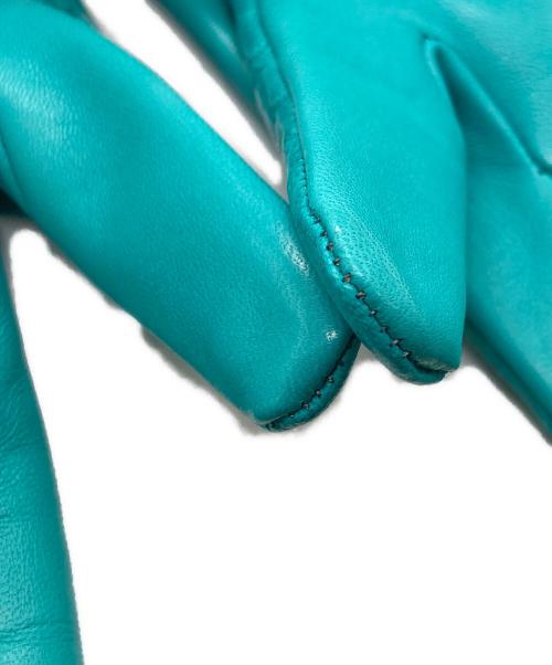 MaxMara（マックスマーラ）MaxMara (マックスマーラ) レザーニットグローブの古着・服飾アイテム