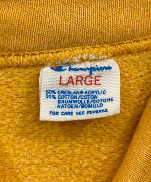 Champion（チャンピオン）Champion (チャンピオン) プルオーバーパーカー イエロー サイズ:Lの古着・服飾アイテム