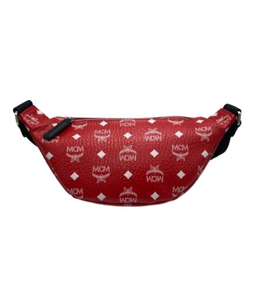 MCM（エムシーエム）MCM (エムシーエム) ウエストバッグ レッドの古着・服飾アイテム