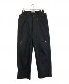 KIKO KOSTADINOVキコ・コスタディノフ）の古着「ANTHARAS WIDE TROUSERS」｜ブラック